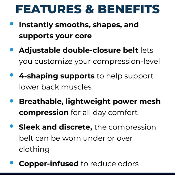 Copper slim with waist trainer- stomach compression, slimmer shaper belt - Picture 12 of 12